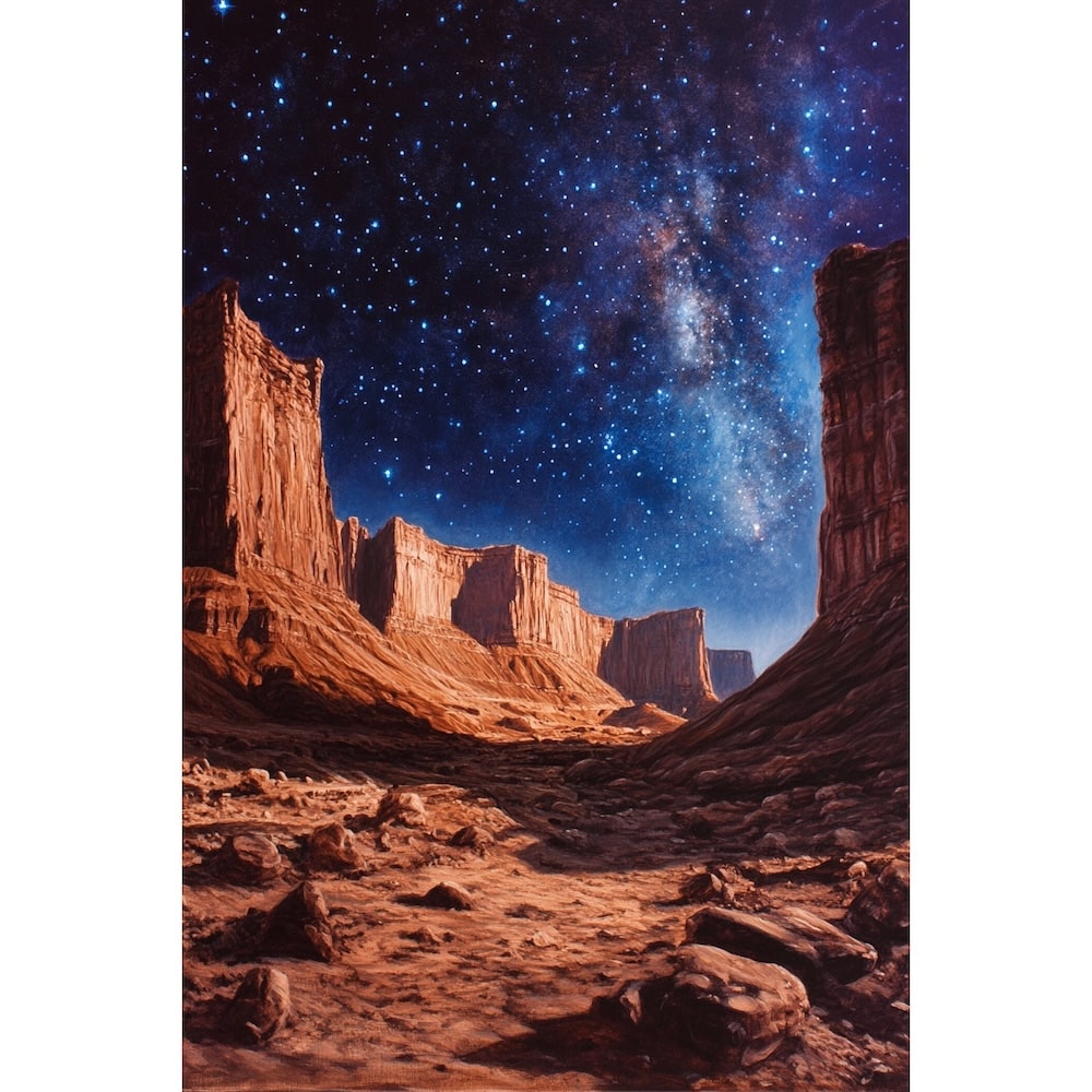 Night Sky Canvas