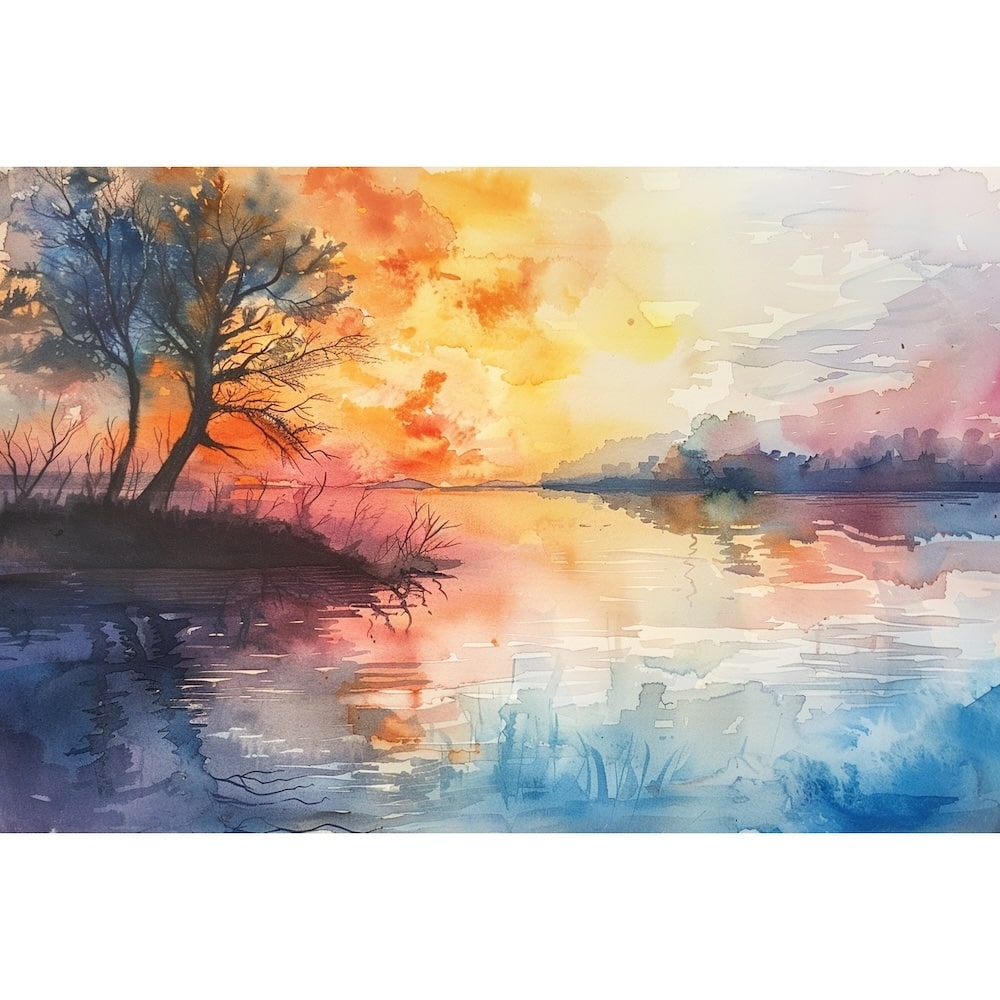 Colourful Landscape Canvas