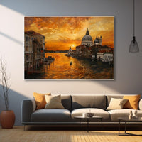 Thumbnail for Sunset in Venice Painting