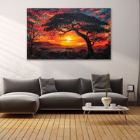 Thumbnail for African Sunset Painting