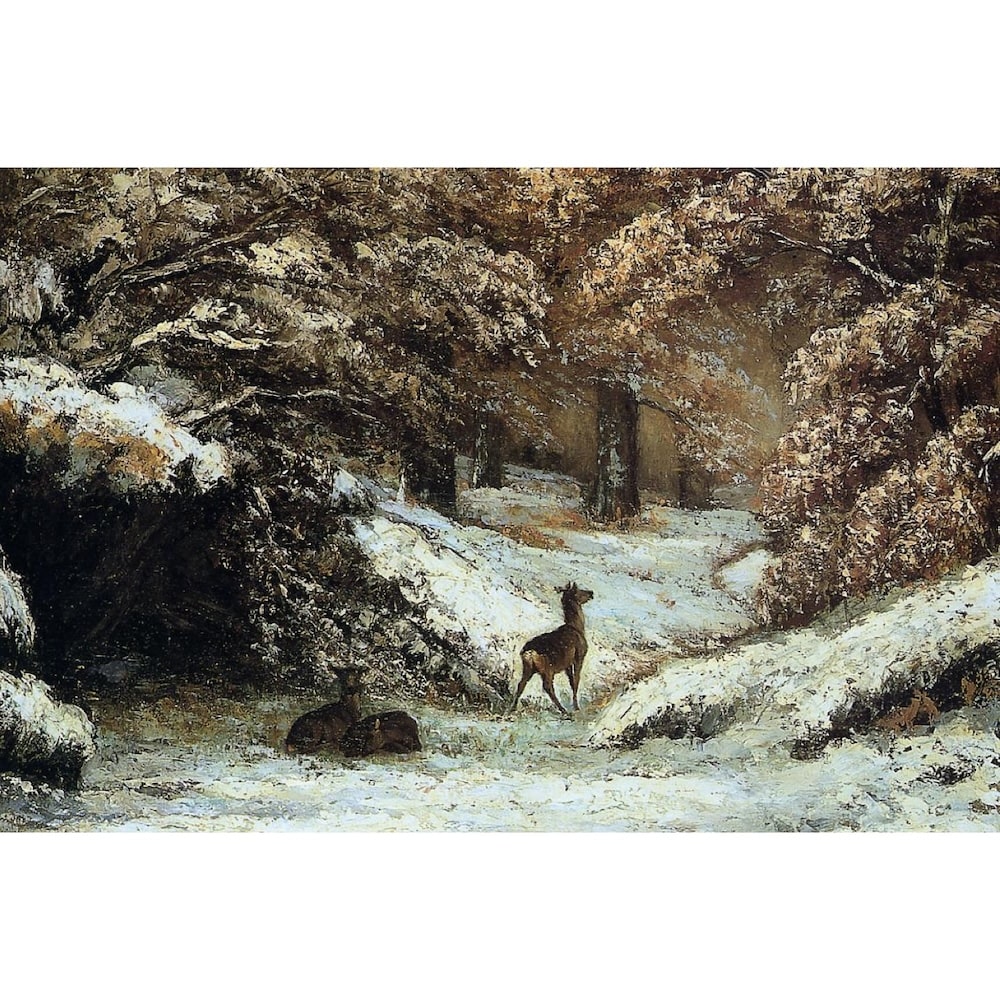 Courbet Landscape Canvas