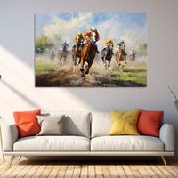 Thumbnail for Horse Race Painting