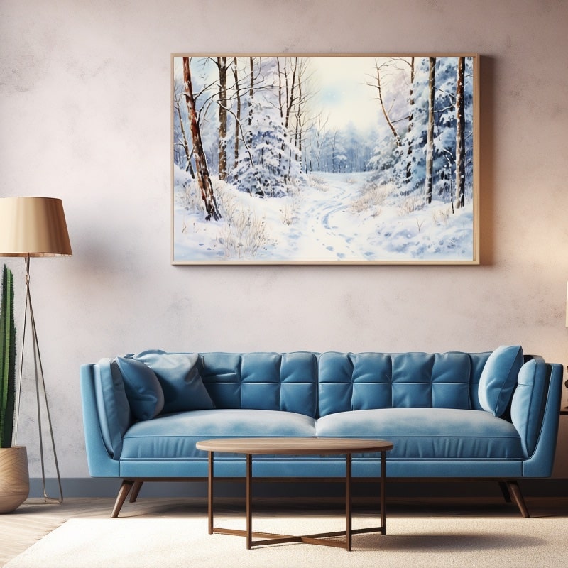 Winter Art on Canvas