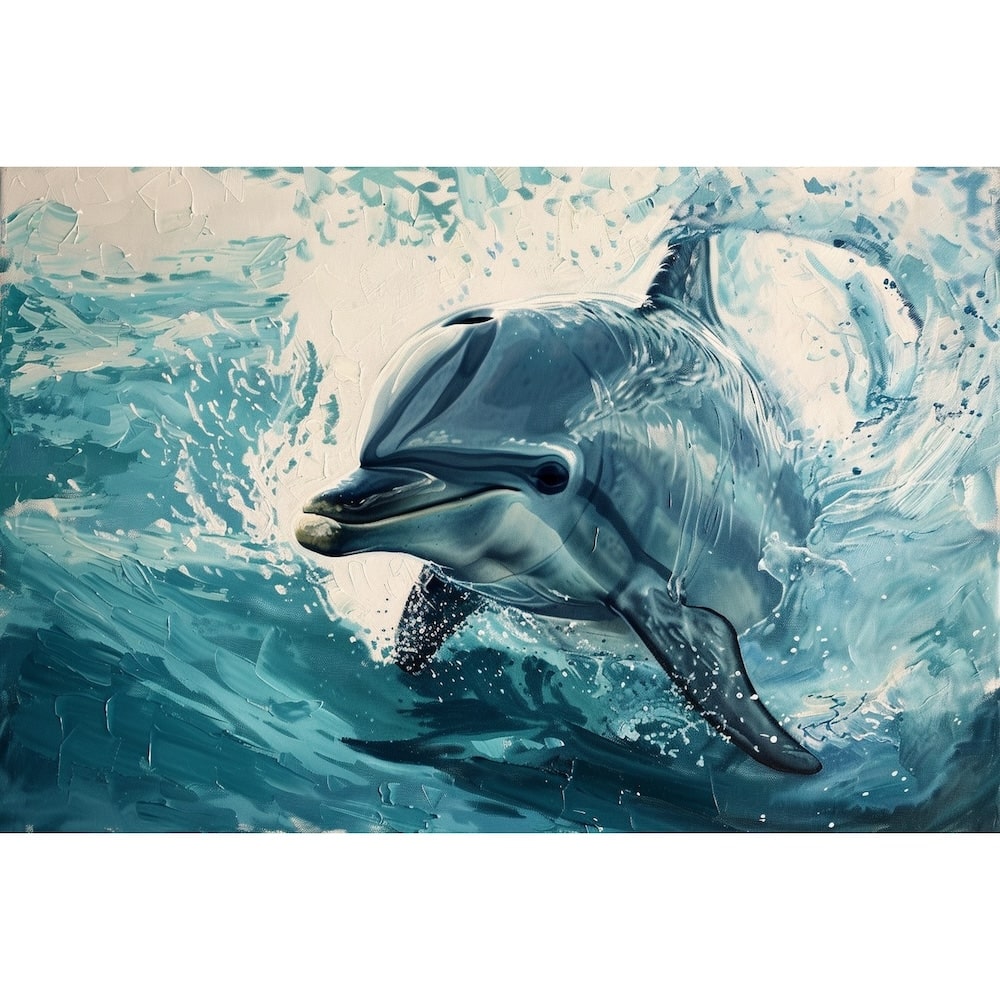 Dolphin Acrylic Canvas