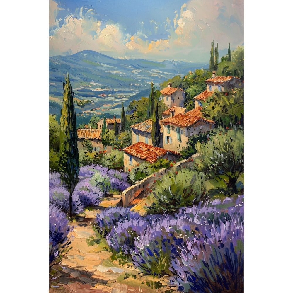 Hilly Landscape Canvas