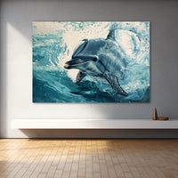 Thumbnail for Dolphin Acrylic Painting
