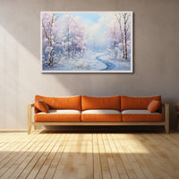 Thumbnail for Winter Forest Canvas Wall Art