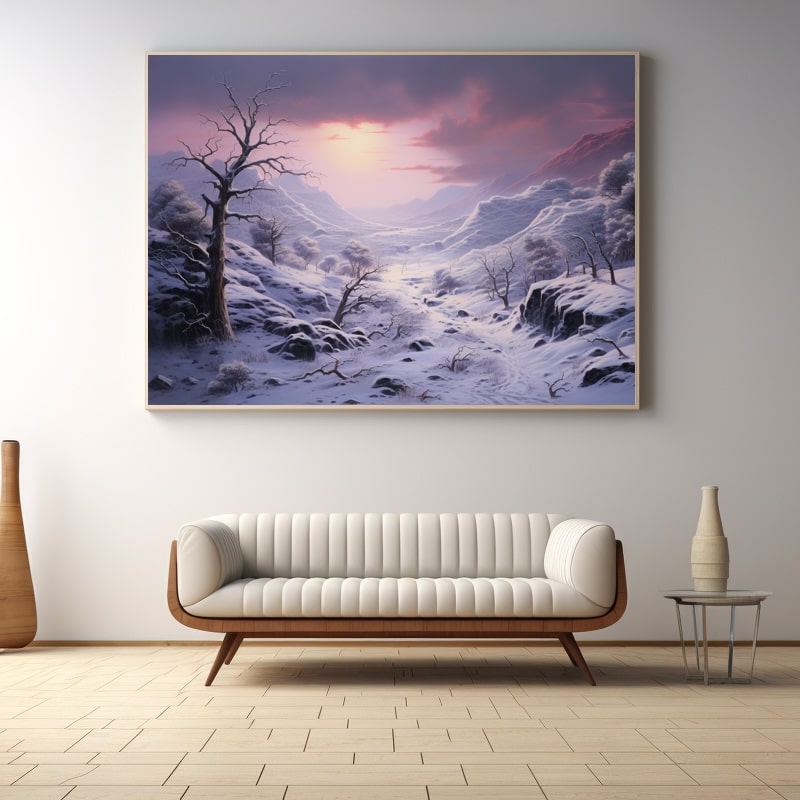 Winter Landscape Canvas Art