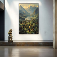 Thumbnail for 19th Century Landscape Oil Painting