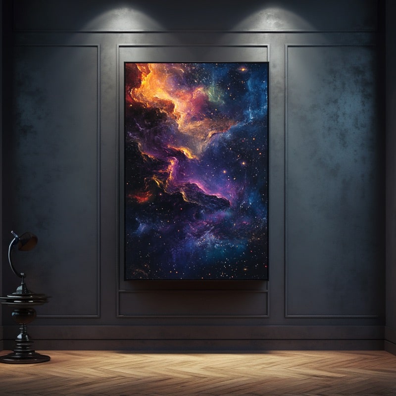 Abstract Painting of Space
