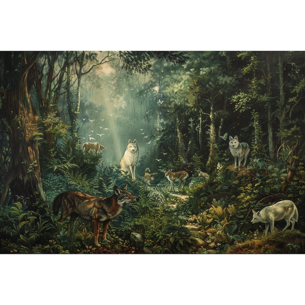 Forest Animals Canvas