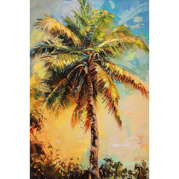 Palm Trees Acrylic Canvas