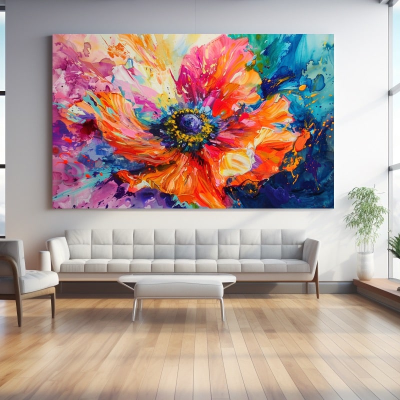 Flower Abstract Painting