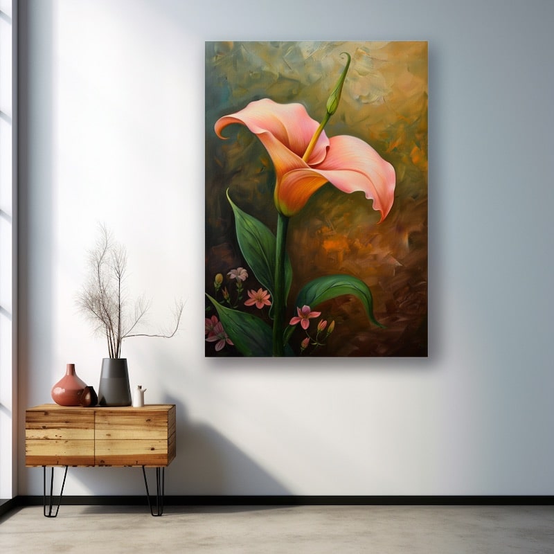 Flower Acrylic Painting
