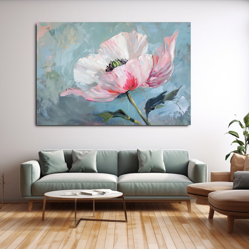 Pink Flower Painting
