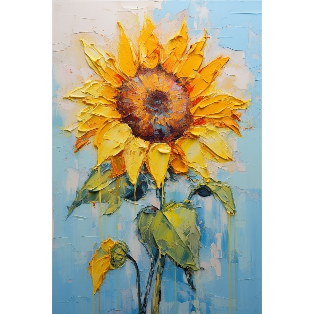 Sunflower Oil canvas on Canvas