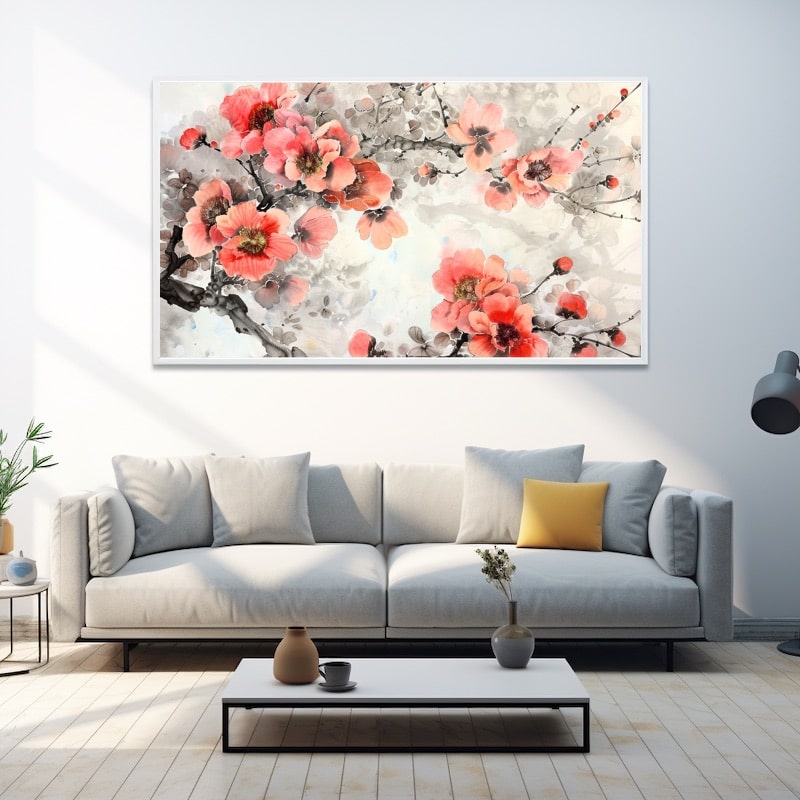 Chinese Watercolor Painting Flowers