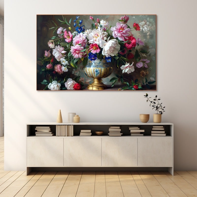 Vase with Flowers Oil Painting