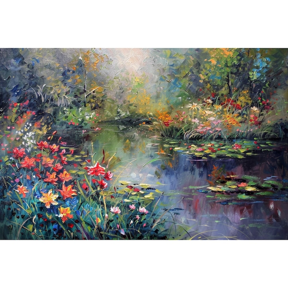 Impressionist Flower Canvas