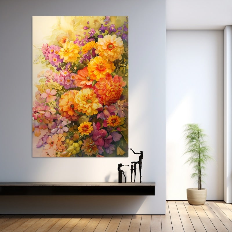 Yellow Flowers Painting