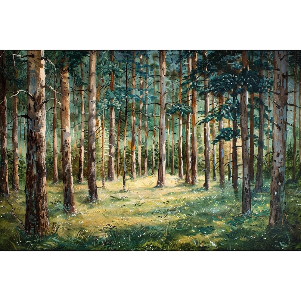 Canvas of Fir Trees