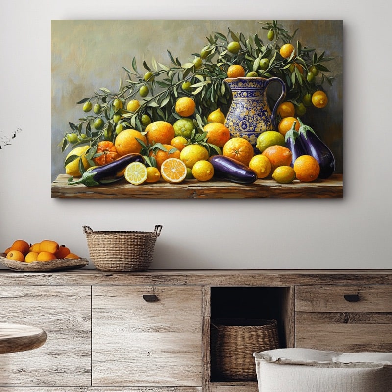 Oil Painting of Fruit