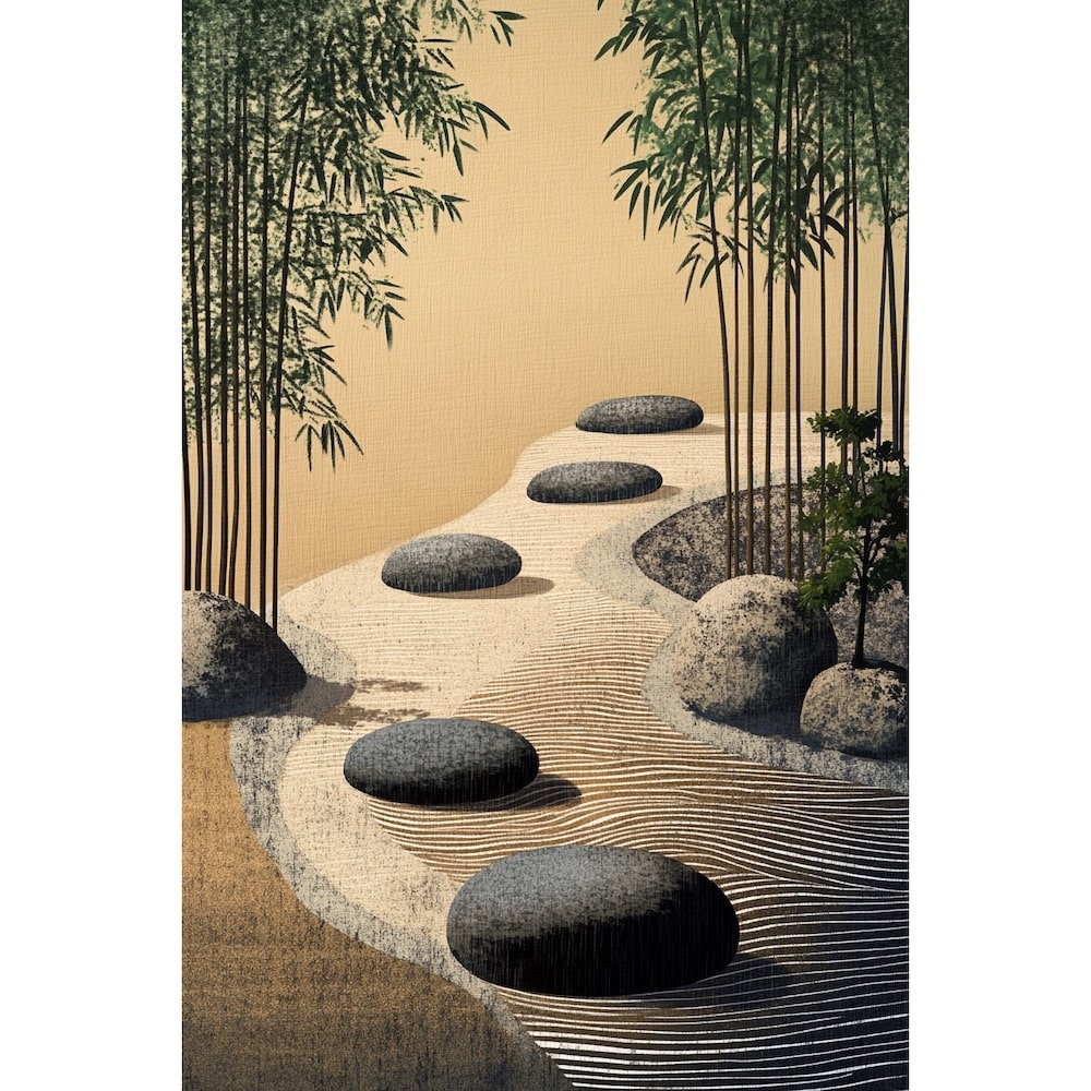 Zen Garden Canvas