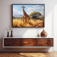 Thumbnail for African Giraffe Painting