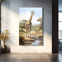 Thumbnail for Giraffe Watercolor Painting