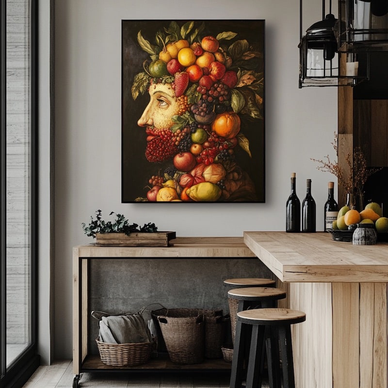 Fruit Man Painting