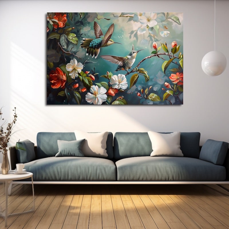 Birds Oil Painting