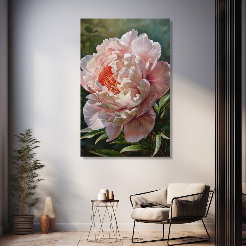 Peony Oil Painting