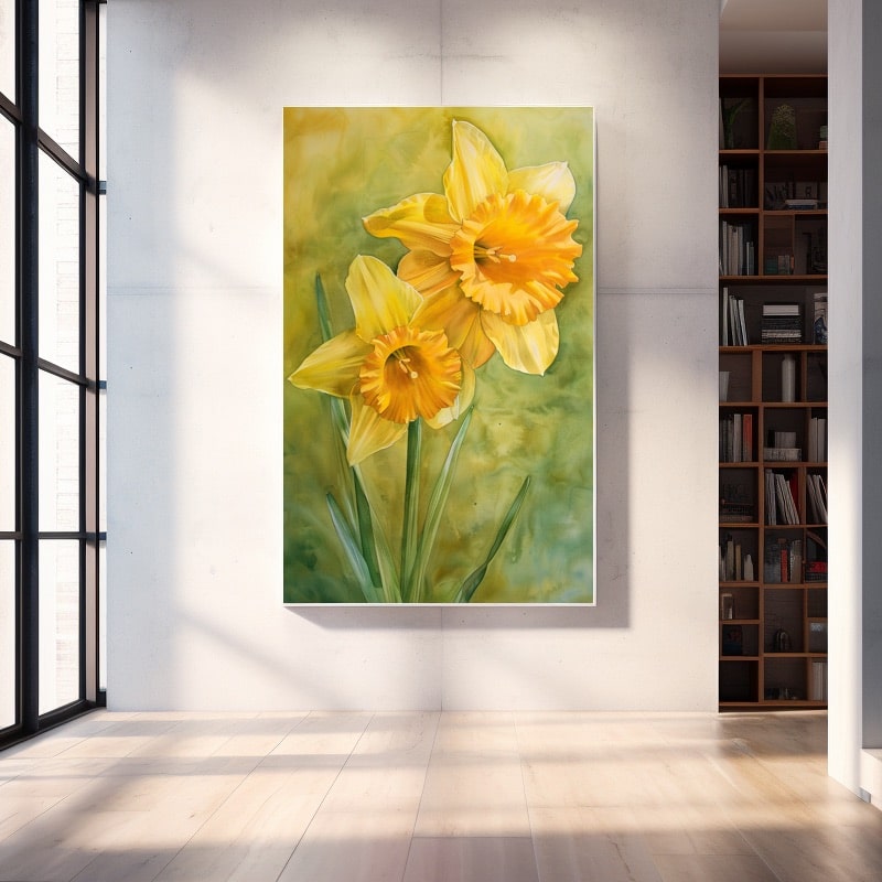 Daffodil Painting