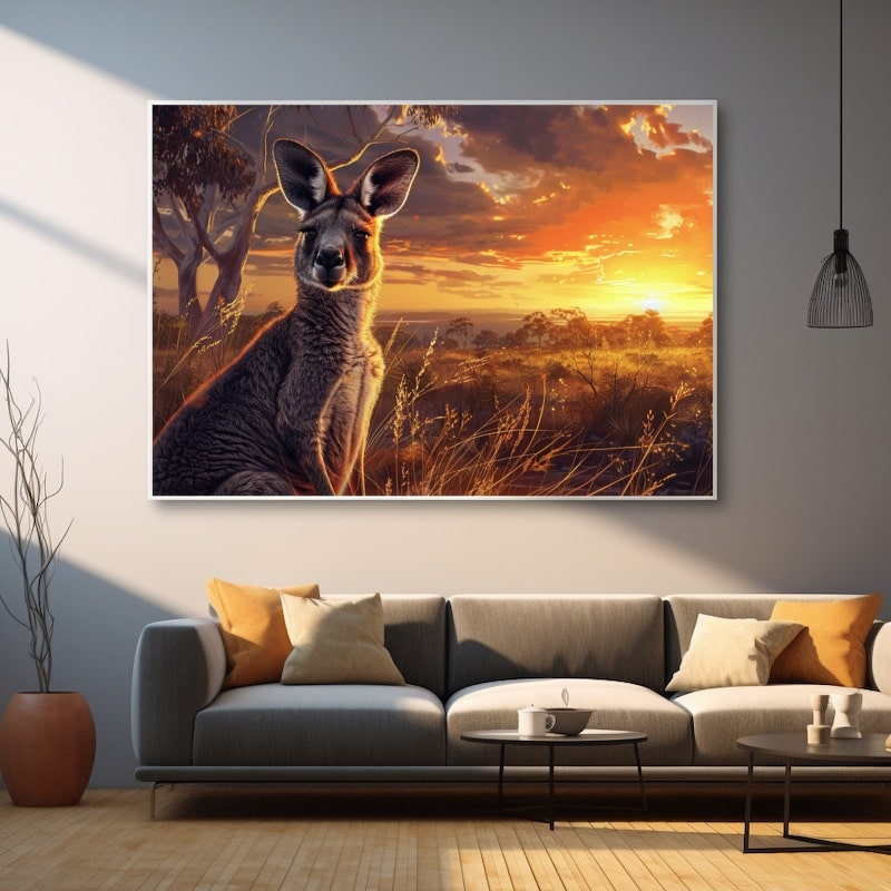 Kangaroo Painting