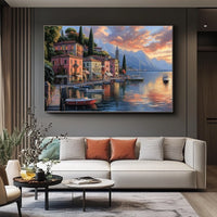 Thumbnail for Italian Landscape Oil Painting