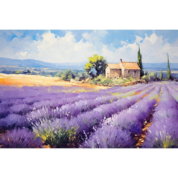Lavender Garden canvas