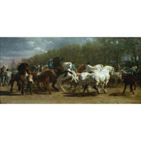 Thumbnail for The Horse Fair Canvas by Rosa Bonheur