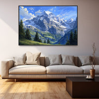 Thumbnail for Swiss Mountain Painting