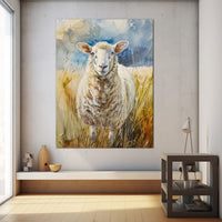 Thumbnail for Sheep Watercolor Painting