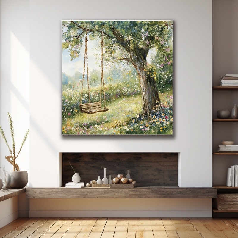 Garden Swing Painting
