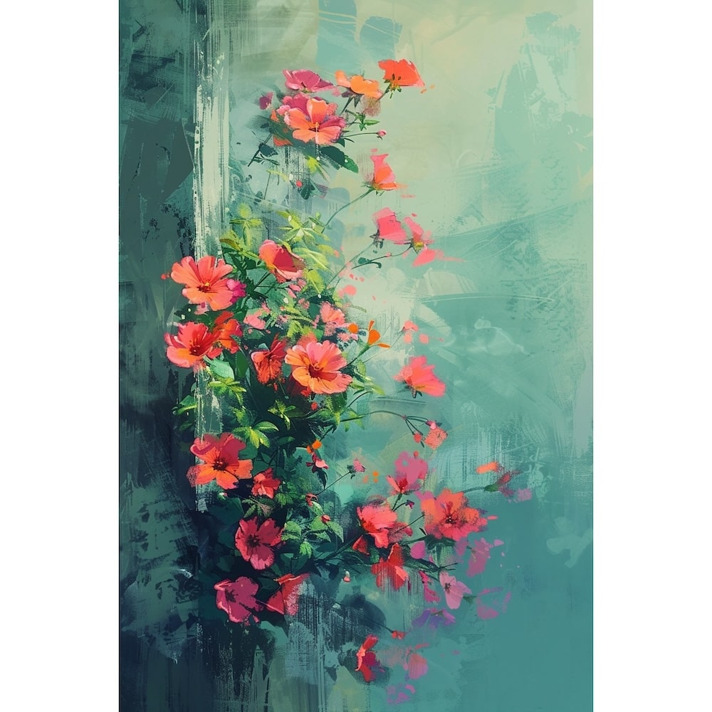 Flowers Painting Wall Art