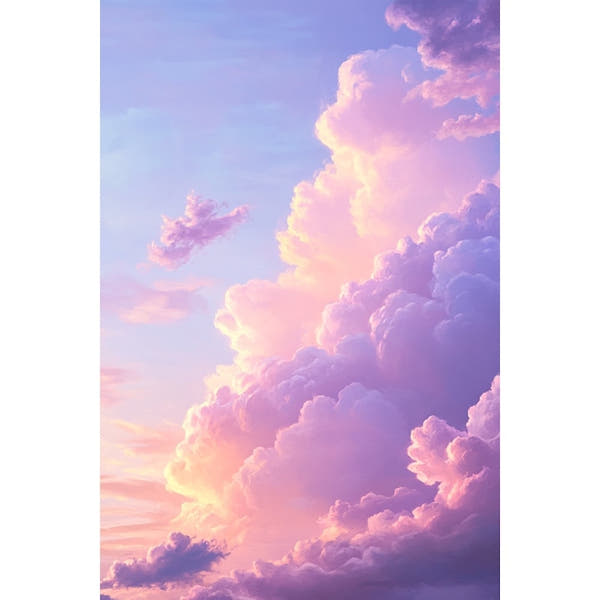 Blue Sky and Clouds Canvas