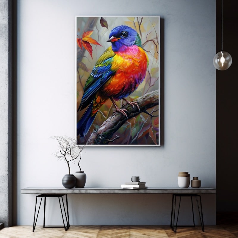 Colourful Bird Painting