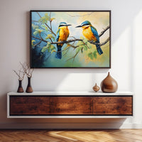 Thumbnail for Birds on a Branch Painting