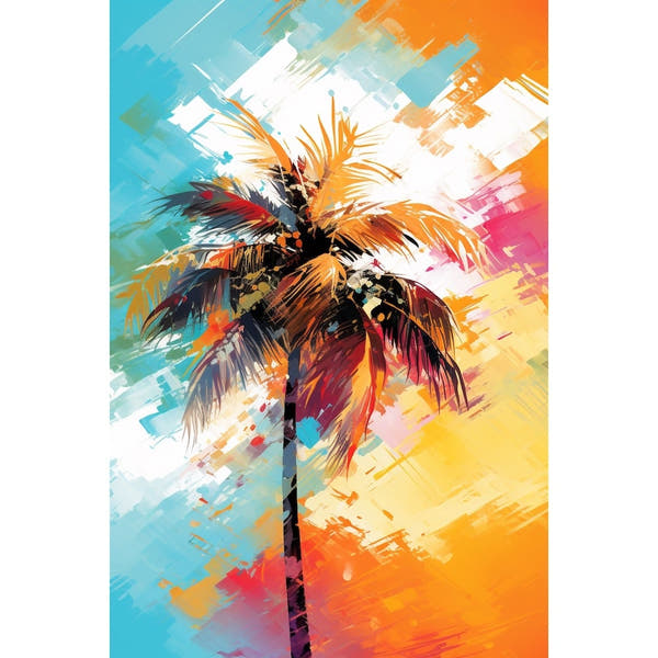 Palm Tree Art painting