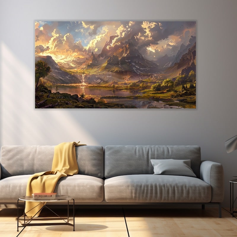 Panoramic Landscape Painting
