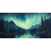 Thumbnail for Acrylic Canvas of Northern Lights