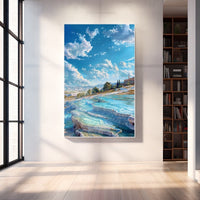 Thumbnail for Blue Landscape Painting