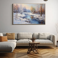 Thumbnail for Winter Woodland Painting