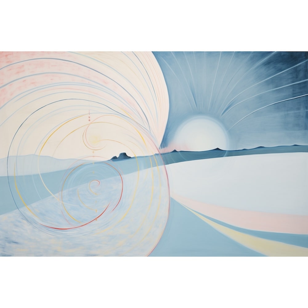 Winter Landscape Canvas Abstract